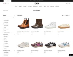 Step up your footwear game with EndClothing: Your go-to source for premium sneakers, boots, and more.