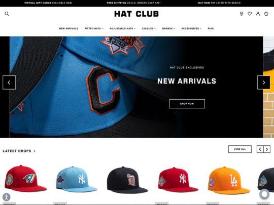 Top off your style with Hat Club - your one-stop shop for premium headwear and accessories!