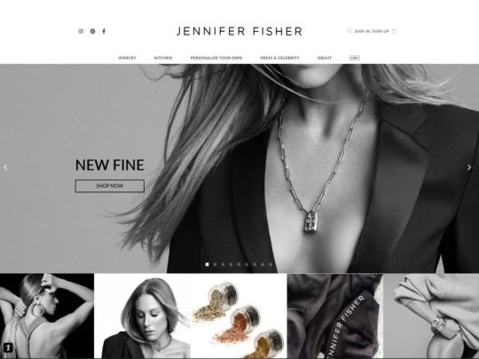 Bold and sophisticated accessories by Jennifer Fisher Jewelry, perfect for any occasion.