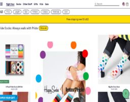 Happy Socks review, a site that is one of many popular Sock Stores