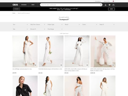 ASOS Jumpsuits review, a site that is one of many popular Jumpsuit Stores