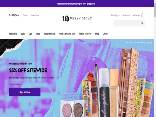 Urban Decay review, a site that is one of many popular Makeup Stores