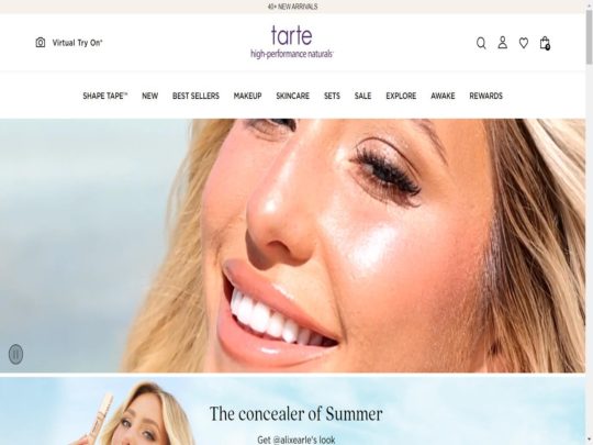 Tarte Cosmetics review, a site that is one of many popular Makeup Stores