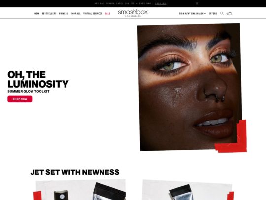 Smashbox review, a site that is one of many popular Makeup Stores