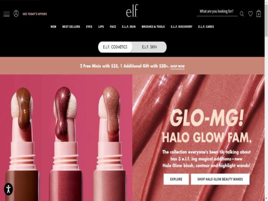 Elf Cosmetics review, a site that is one of many popular Makeup Stores