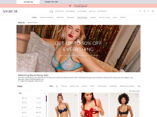 Adore Me Panties review, a site that is one of many popular Women's Underwear Stores