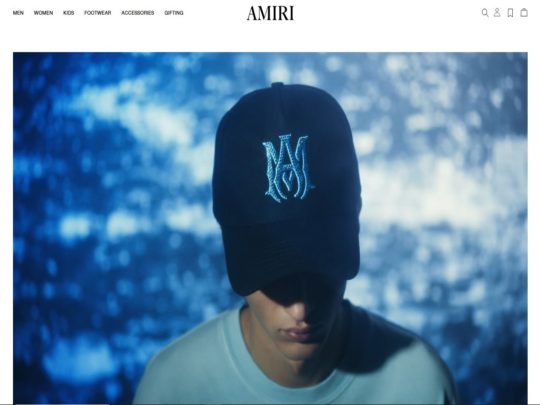 Amiri review, a site that is one of many popular Designer Brands