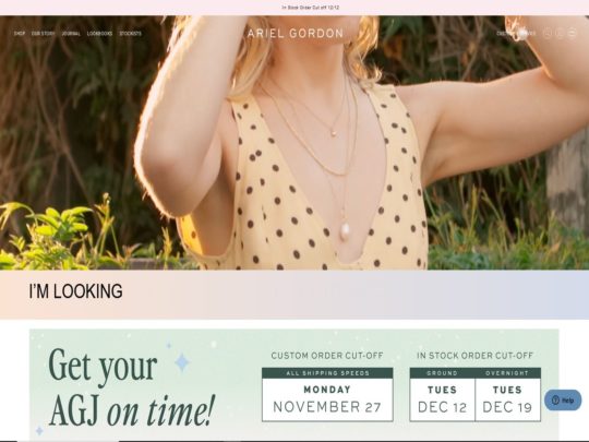 Ariel Gordon Jewelry review, a site that is one of many popular Women's Jewellery Stores