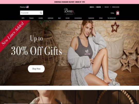 Boux Avenue review, a site that is one of many popular Lingerie Stores