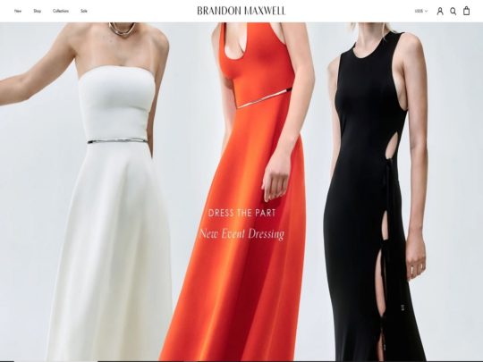 Brandon Maxwell review, a site that is one of many popular Designer Brands