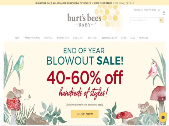 Burt's Bees baby review, a site that is one of many popular Kids & Baby Clothing Stores