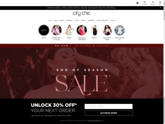 City Chic review, a site that is one of many popular Plus Sized Women's Clothing