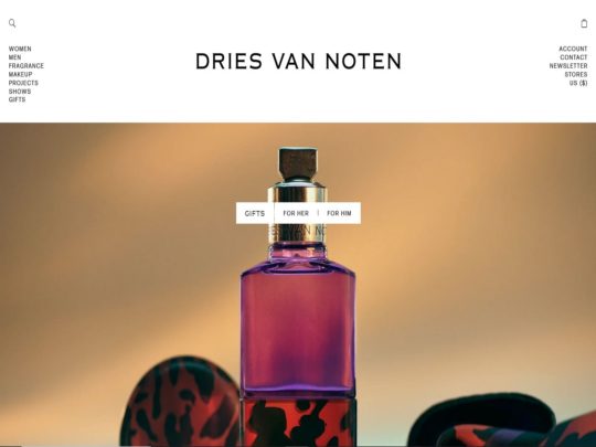 Dries Van Noten review, a site that is one of many popular Designer Brands