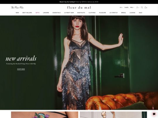 Fleur du Mal review, a site that is one of many popular Lingerie Stores