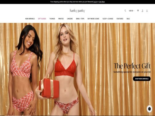 Hanky Panky review, a site that is one of many popular Lingerie Stores