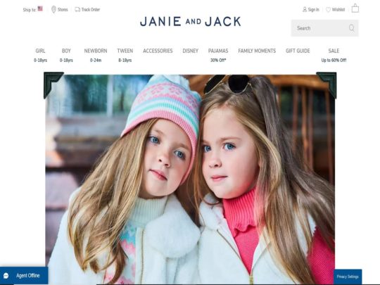 Janie and Jack review, a site that is one of many popular Kids & Baby Clothing Stores