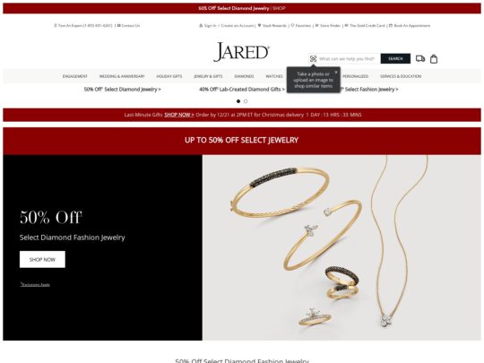 Jared review, a site that is one of many popular Unisex Jewellery Stores