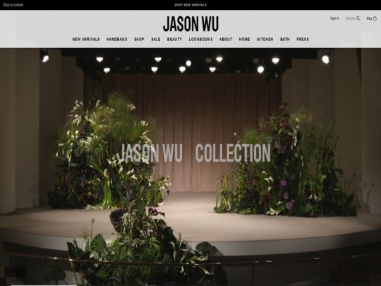 Jason Wu review, a site that is one of many popular Designer Brands
