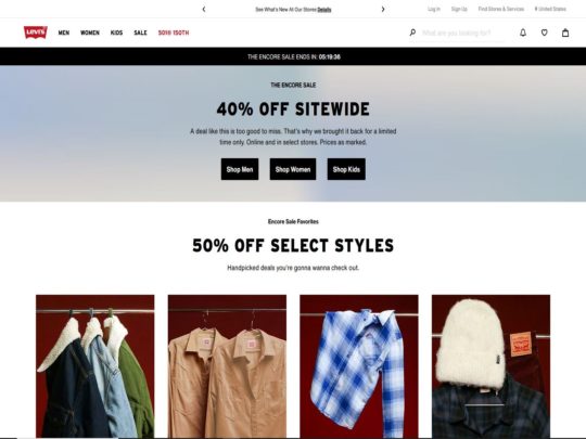 Levi's review, a site that is one of many popular Unisex Clothing Brands