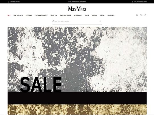 Max Mara review, a site that is one of many popular Designer Brands