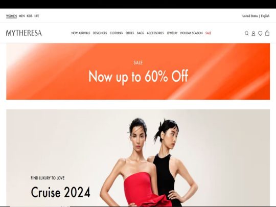 Discover Mytheresa, a luxury fashion platform offering designer clothing, shoes, bags, and accessories for men and women.