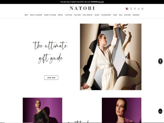 Natori review, a site that is one of many popular Lingerie Stores