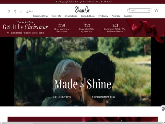 Shane Co review, a site that is one of many popular Unisex Jewellery Stores