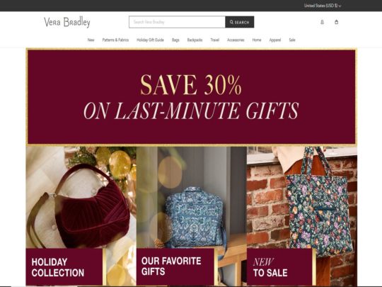 Vera Bradley review, a site that is one of many popular Popular Handbag Stores