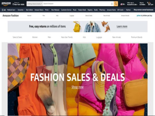 Amazon Fashion, the fashion section of the world's largest eCommerce store. Browse a vast selection of clothing.