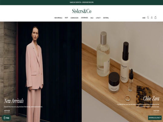 Explore Sisters&Co for curated women's fashion, offering premium brands and timeless styles for every occasion.