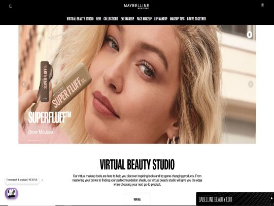 Maybelline New York, founded in 1915, is a leading global cosmetics brand offering innovative, high-performance makeup products.