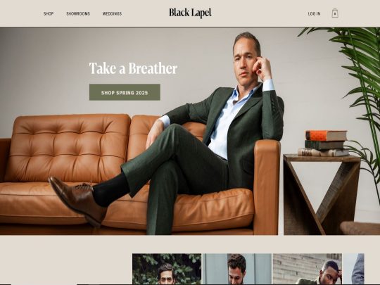 Black Lapel offers premium custom suits and menswear tailored to fit perfectly, with online ordering and expert styling.