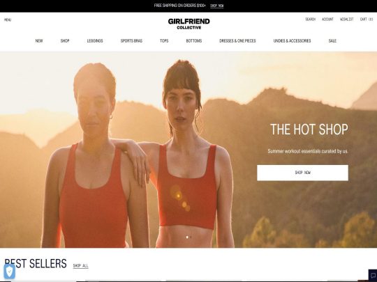 Girlfriend Collective makes eco-friendly activewear with recycled fabrics, inclusive sizing, and timeless everyday styles.