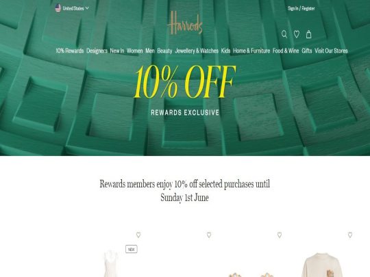 Shop luxury fashion, beauty & more from Harrods—London's iconic store, now available online worldwide.