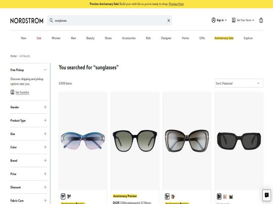 Shop Nordstrom’s sunglasses collection for men, women, and kids featuring top brands, timeless styles, and premium quality.