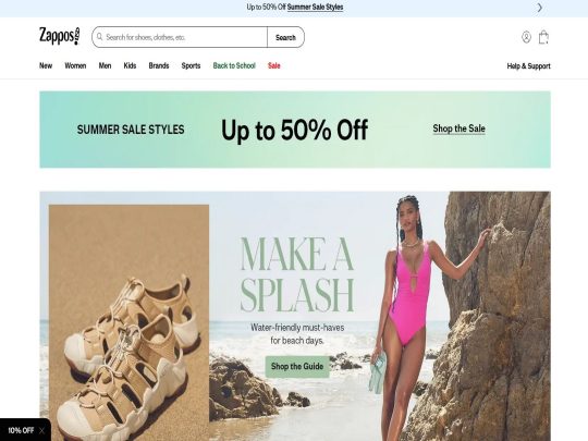 Zappos offers top brands in shoes, clothing, and accessories with free U.S. shipping, easy returns, and great customer service.