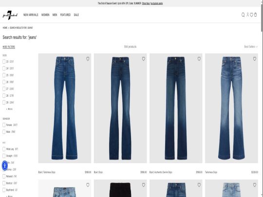 7 For All Mankind Jeans review, a site that is one of many popular Stores for Jeans