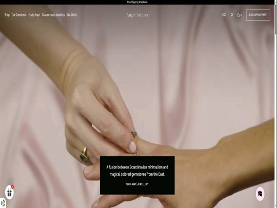 Anpé Atelier review, a site that is one of many popular Women's Jewellery Stores