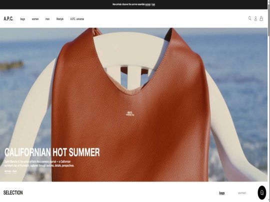 A.P.C review, a site that is one of many popular eCommerce Stores