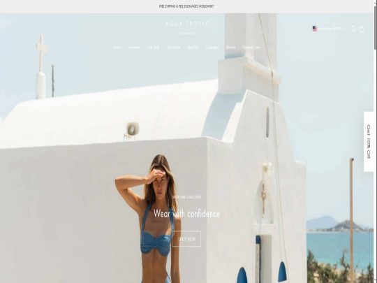 Aqua Tropic Swimwear review, a site that is one of many popular Women's Swimwear Stores