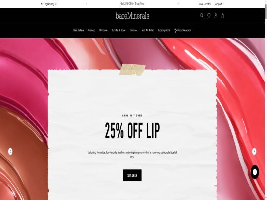 bareMinerals review, a site that is one of many popular Makeup Stores