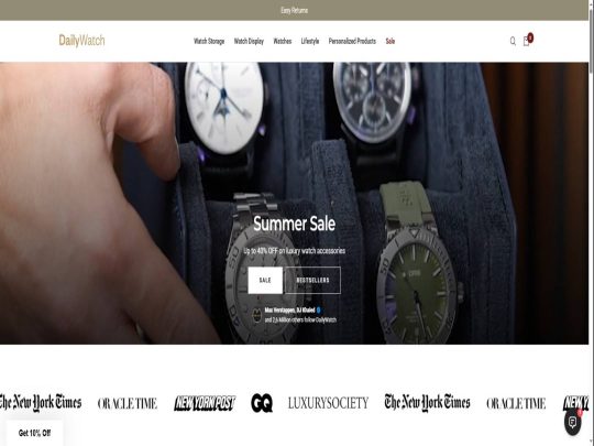 DailyWatch review, a site that is one of many popular Popular Watch Stores