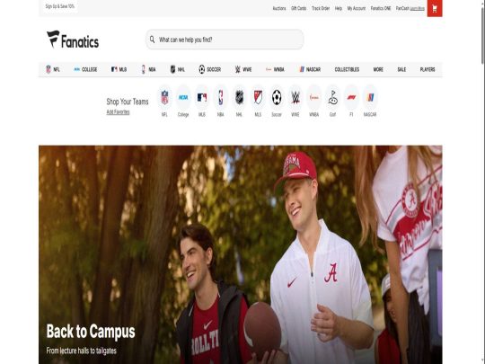 Fanatics review, a site that is one of many popular Sports Clothing Stores