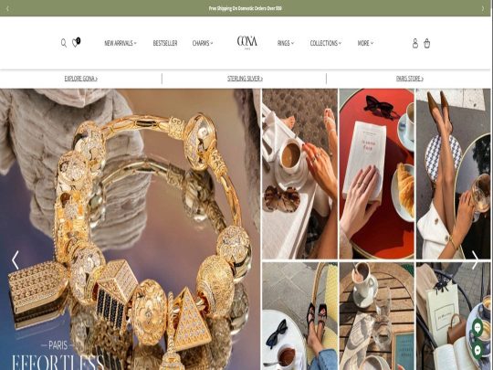Gona review, a site that is one of many popular Unisex Jewellery Stores