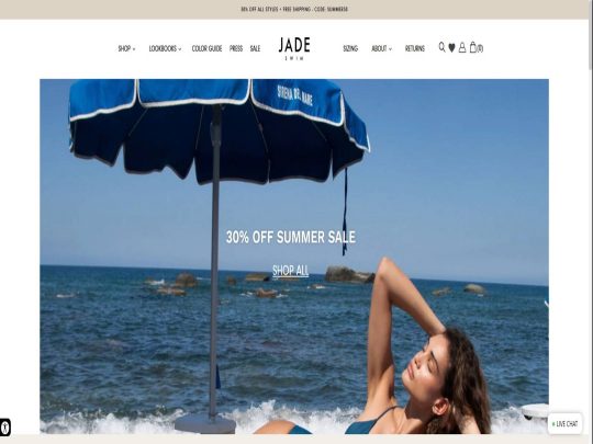 Jade Swim review, a site that is one of many popular Women's Swimwear Stores