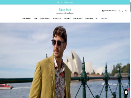 Jimmy Stuart review, a site that is one of many popular Men's eCommerce Stores