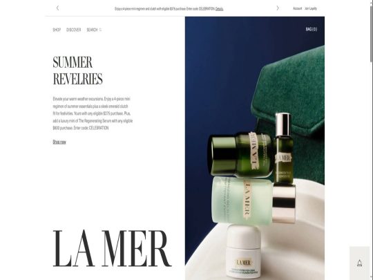 La Mer review, a site that is one of many popular Makeup Stores