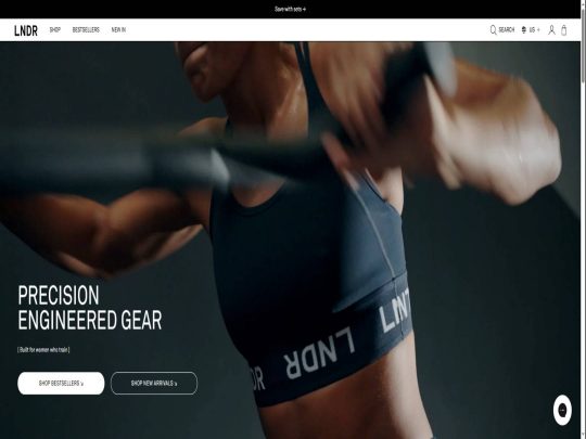 LNDR review, a site that is one of many popular Women's Activewear Stores