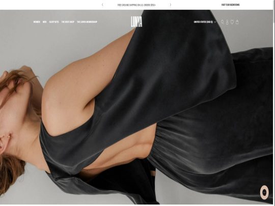 Lunya review, a site that is one of many popular Pajama Clothing Stores