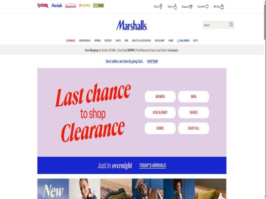 Marshalls review, a site that is one of many popular eCommerce Stores